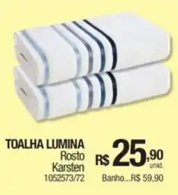 Milium Toalha lumina Rosto Karsten oferta
