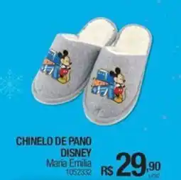 Milium Chinelo de pano disney Maria Emilia oferta