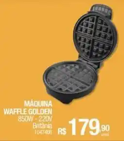Milium Máquina waffle golden 850w-220v oferta