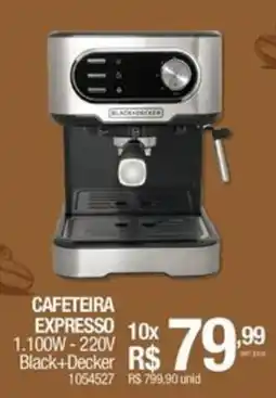 Milium Cafeteira expresso black+decker oferta