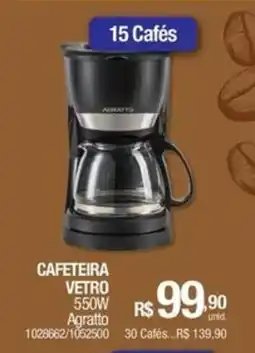 Milium Cafeteira vetro 550W oferta