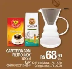Milium Cafeteira com filtro inox oferta