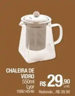 Milium Chaleira de vidro lyor oferta