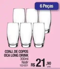 Milium Conj. de copos oca long drink oferta