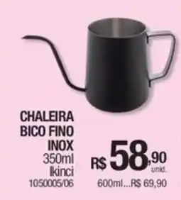 Milium Chaleira bico fino inox oferta