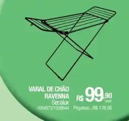 Milium Varal de chão ravenna secalux oferta