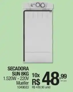 Milium Secadora sun 1.520W-220V Mueller oferta