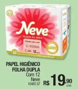 Milium Papel higiênico folha dupla com 12 neve oferta