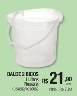 Milium Balde 2 bicos plasvale oferta