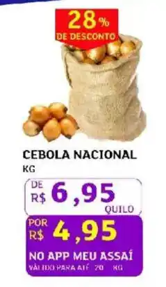 Assaí Atacadista Cebola nacional oferta