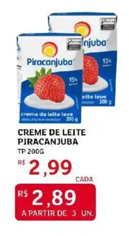 Assaí Atacadista Creme de leite piracanjuba oferta