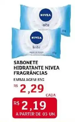 Assaí Atacadista Sabonete hidratante nivea fragrâncias oferta