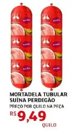 Assaí Atacadista Mortadela tubular suina perdigão oferta