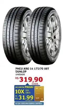 Assaí Atacadista Pneu aro 14 175/70 88t dunlop oferta