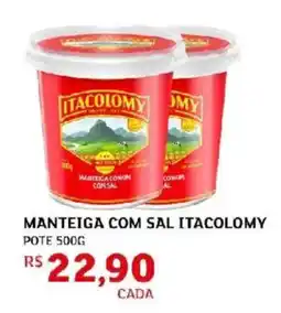 Assaí Atacadista Manteiga com sal itacolomy pote oferta
