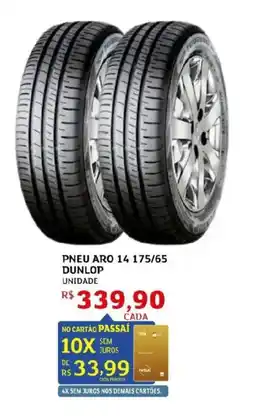 Assaí Atacadista Pneu aro 14 175/65 dunlop oferta