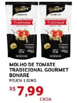 Assaí Atacadista Molho de tomate tradicional gourmet bonare pouch oferta
