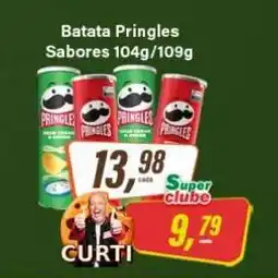 Rede Supermarket Batata Pringles Sabores 104g/109g oferta