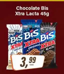 Rede Supermarket Chocolate Bis Xtra Lacta 45g oferta