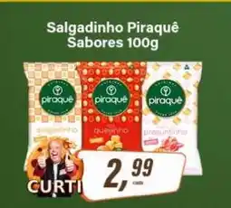Rede Supermarket Salgadinho Piraquê Sabores 100g oferta