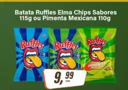 Rede Supermarket Batata Ruffles Elma Chips Sabores oferta