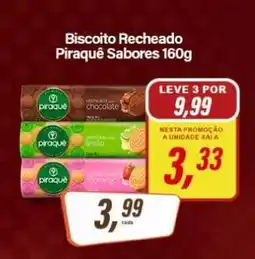 Rede Supermarket Biscoito Recheado Piraquê Sabores 160g oferta