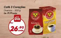 Dia Café 3 Corações Diversos oferta
