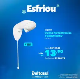 Deltasul Zagonel Ducha ND Eletrônica 7700W 220V oferta