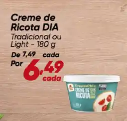 Dia Creme de Ricota DIA oferta