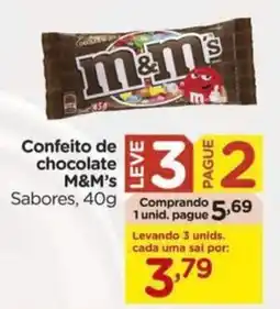 Carrefour Confeito de chocolate M&M's oferta