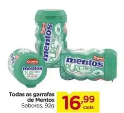 Carrefour Todas as garrafas de Mentos Sabores, oferta