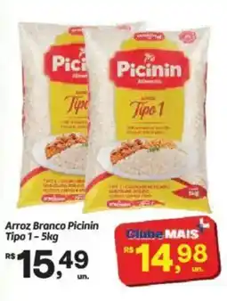Fort Atacadista Arroz Branco Picinin Tipo 1 oferta