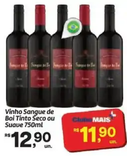 Fort Atacadista Vinho Sangue de Boi Tinto Seco ou Suave oferta