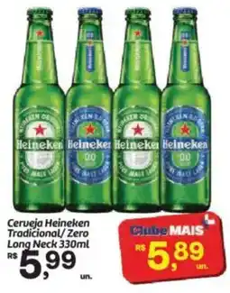 Fort Atacadista Cerveja Heineken Tradicional/Zero Long Neck oferta