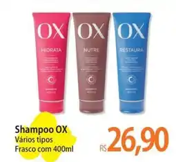 Atacadão Shampoo OX Vários tipos Frasco oferta