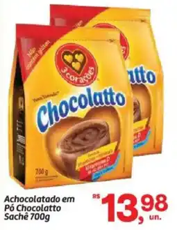 Fort Atacadista Achocolatado em Pó Chocolatto Sachê oferta