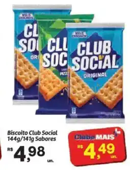 Fort Atacadista Biscoito Club Social Sabores oferta