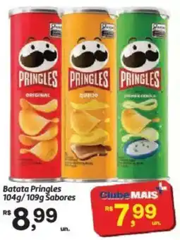 Fort Atacadista Batata Pringles Sabores oferta