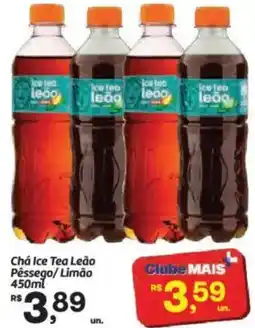 Fort Atacadista Chá Ice Tea Leão Pêssego/Limão oferta