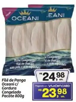 Fort Atacadista Filé de Panga Oceanic/ Gordura Congelado Pacote oferta