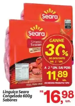 Fort Atacadista Linguiça Seara Congelada Sabores oferta