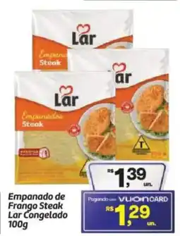 Fort Atacadista Empanado de Frango Steak Lar Congelado oferta