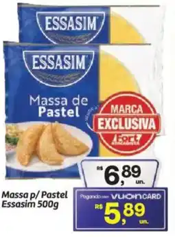 Fort Atacadista Massa p/Pastel Essasim oferta