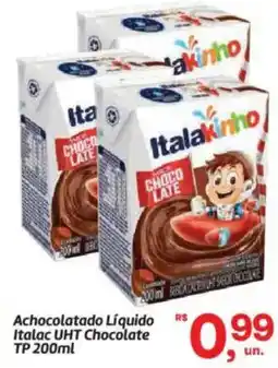 Fort Atacadista Achocolatado Líquido Italac UHT Chocolate TP oferta
