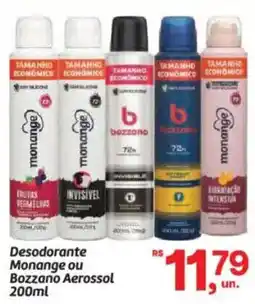 Fort Atacadista Desodorante Monange ou Bozzano Aerossol oferta