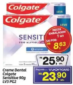 Fort Atacadista Creme Dental Colgate Sensitive oferta