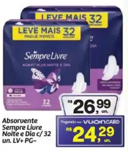 Fort Atacadista Absorvente Sempre Livre Noite e Dia oferta