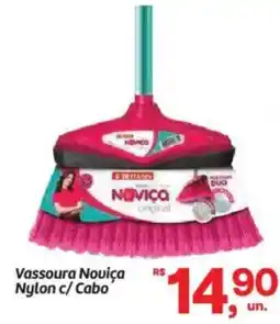 Fort Atacadista Vassoura Novica Nylon c/Cabo oferta