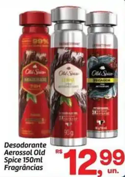 Fort Atacadista Desodorante Aerossol Old Spice Fragrâncias oferta