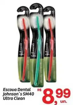 Fort Atacadista Escova Dental Johnson's SM40 Ultra Clean oferta